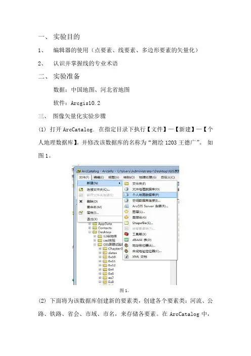 GIS实习报告