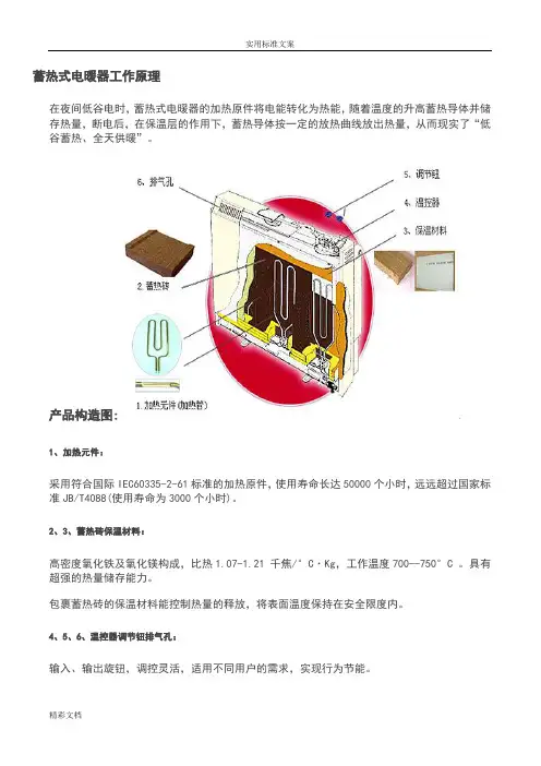 蓄热式电暖器工作原理