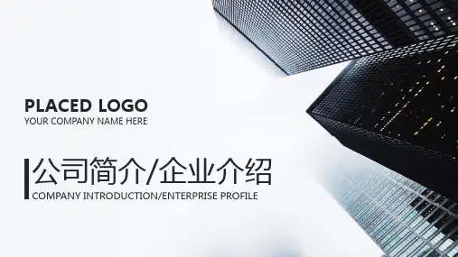 大气商务公司简介企业介绍PPT模板