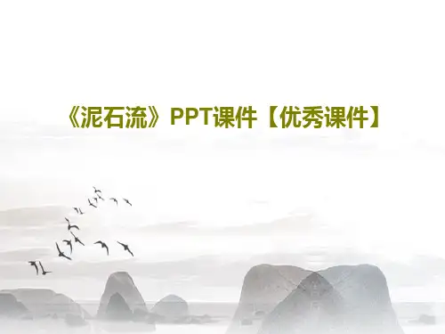 《泥石流》PPT课件【优秀课件】34页PPT