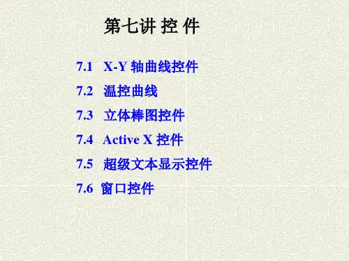 组态王课件7控件.ppt