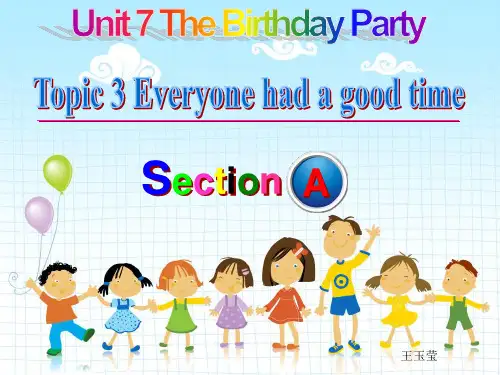 仁爱英语七下Unit 7 Topic 3 Section ABCD教学课件