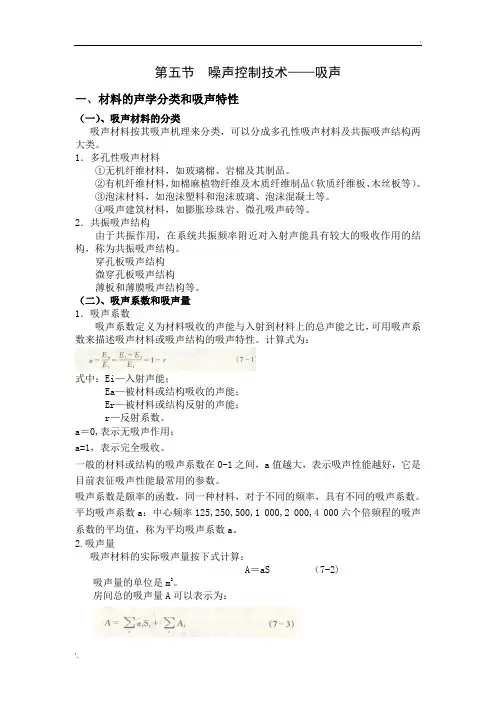 吸声