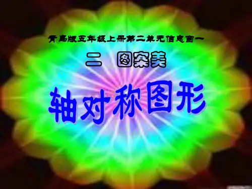 美丽的旗帜轴对称图形青岛版五年级上册第二单元信息窗一精品PPT课件