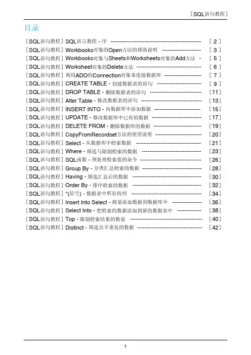 VBA+SQL