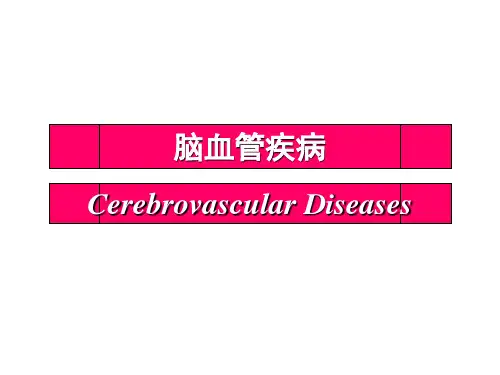 缺血性脑血管疾病