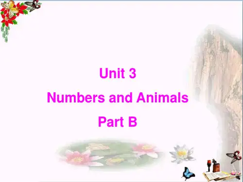 四年级英语上册Unit3NumbersandanimalsPartB ppt课件2(新版)
