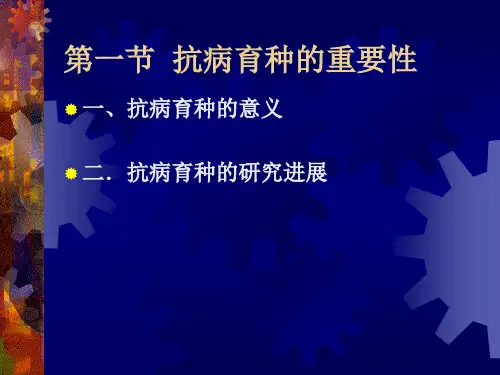 抗病育种PPT课件