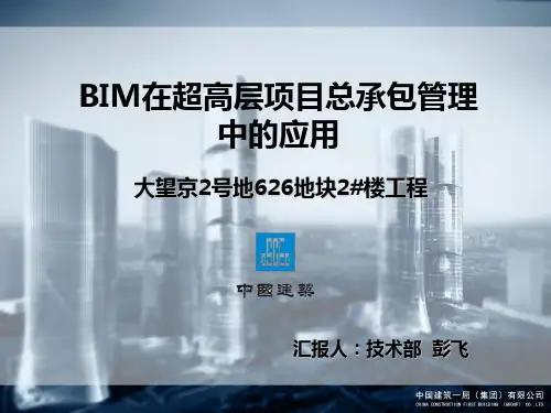 大望京2#地626地块2#楼工程BIM
