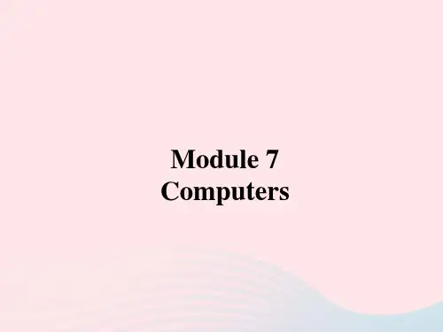 七年级英语上册Module7ComputersUnit1HowdoIwritemyhomeworkonthecomputer课件新版外研版