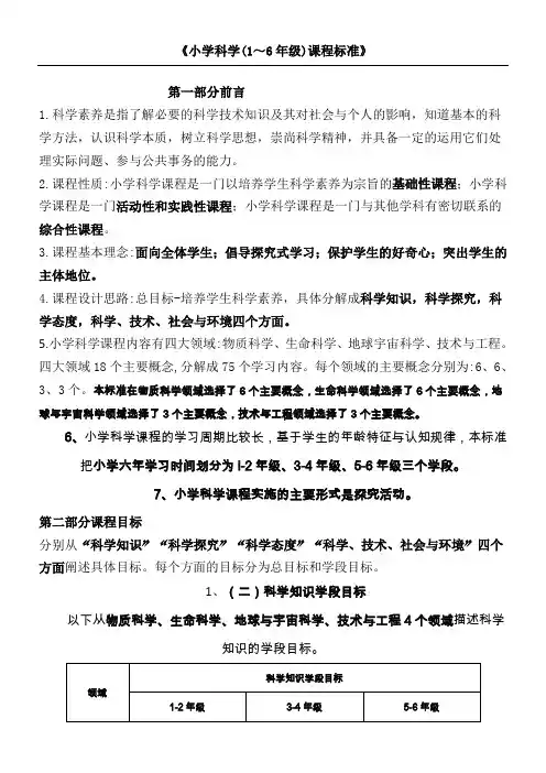 (完整word版)2017重点小学科学课程标准考试题 Microsoft Word 97 - 2003 文档