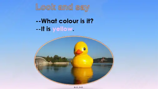 外研三起-三年级下册M1U2-My-favourite-colour-is-yellow.