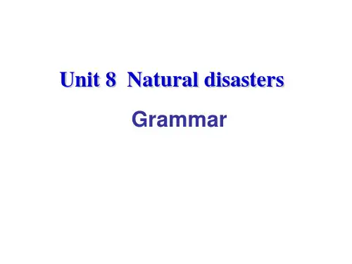 牛津译林版八年级英语上册Unit8 Grammar课件