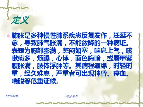 肺胀PPT课件