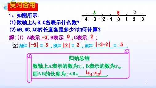 人教版七年级数学下册  第7章   平面直角坐标系复习课：平面直角坐标系中的面积