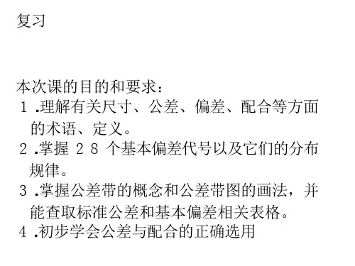 机械基础第五章--互换性与公差配合课件