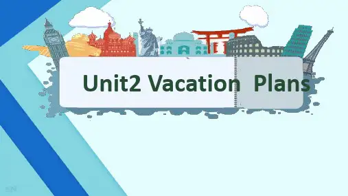 Unit2VacationPlans(课件)粤人版英语五年级下册(1)