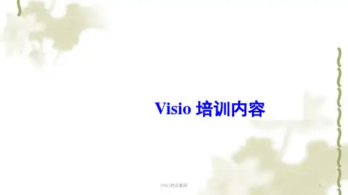 VISIO培训教程ppt课件