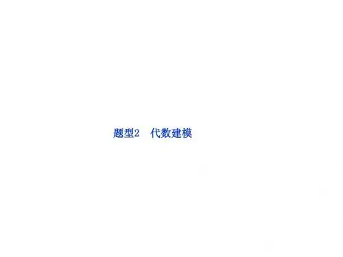 山东省青岛市中考数学一轮复习课件：题型2