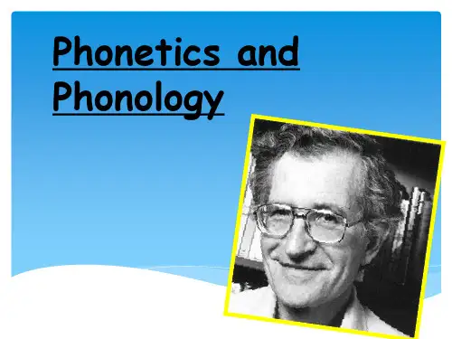 phonology英语语言学