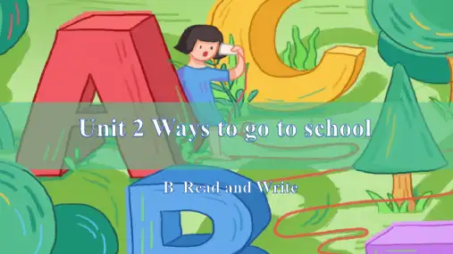 人教版小学六年级英语上册  Unit 2 Part B read and write 课件