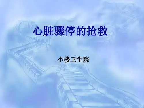 心脏骤停的抢救