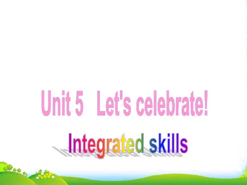 牛津译林七年级英语上册Unit5 Integrated skills 课件
