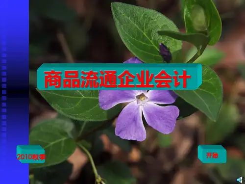商品流通会计总论