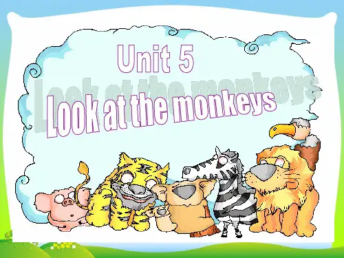 年人教PEP五年级英语下册Unit5 精品课件