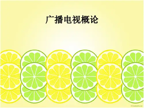 广播电视概论