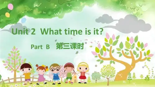 人教pep(新)四年级下册_Unit 2 Part B  第3课时：Read and write-Let_s sing【优质课件】