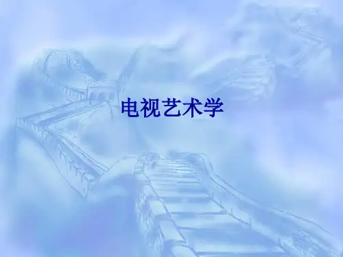 电视艺术复习