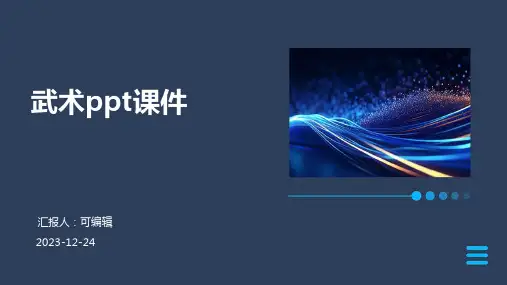 武术PPT课件