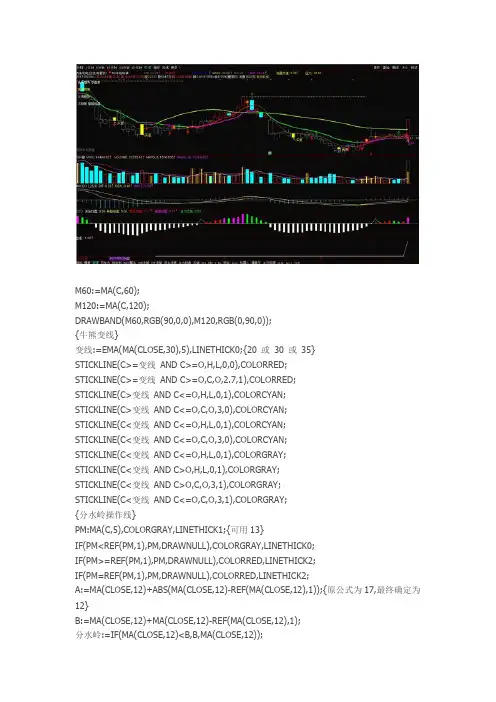牛熊变线通达信指标公式源码