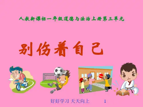 人教版(部编版)小学道德与法治一年级上册  别伤着自己 名师教学PPT课件