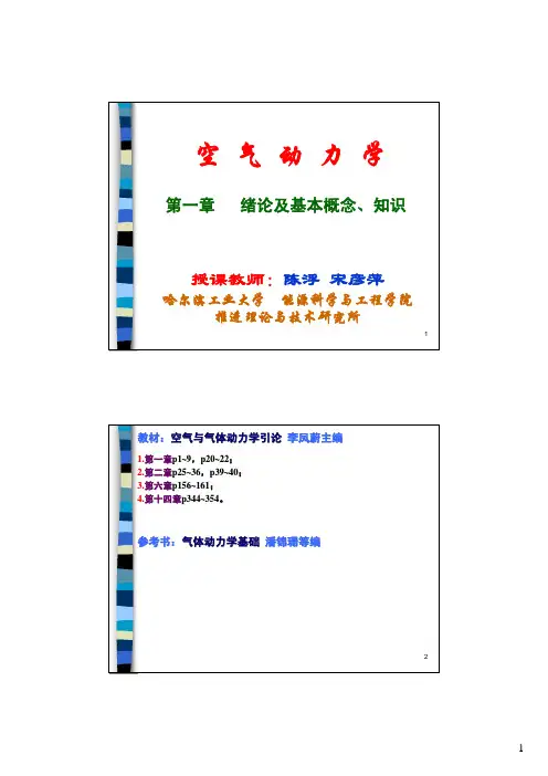 空气动力学01第1章绪论及基础知识-航院