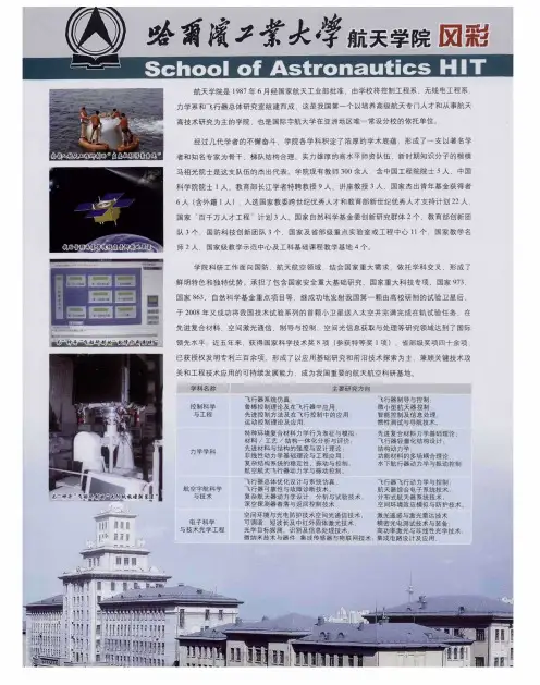 哈尔滨工业大学航天学院风彩