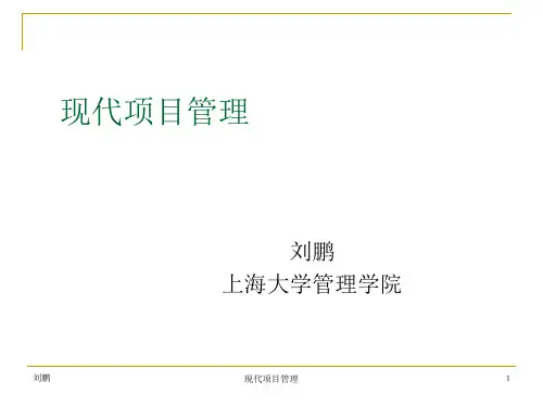 现代项目管理概述(ppt36页)