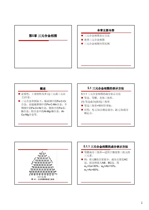 5 三元合金相图
