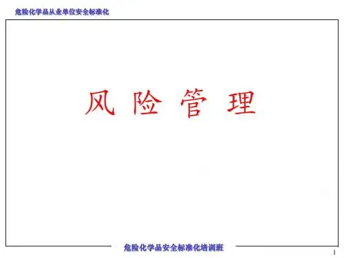 安全标准化风险管理p_pt