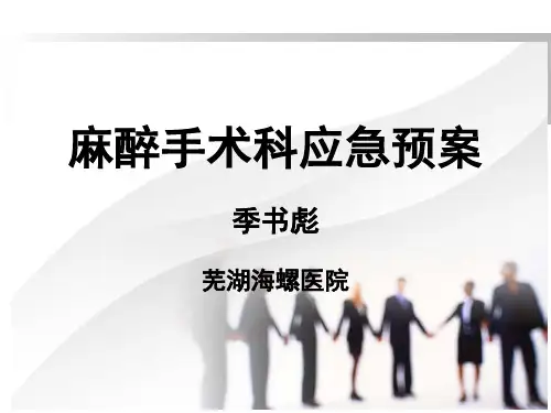 手术室的应急预案ppt课件