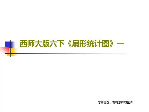 西师大版六下《扇形统计图》一19页PPT