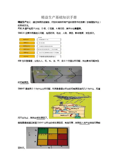 精益生产基础知识手册