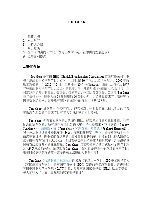 Topgear（最高档）分析