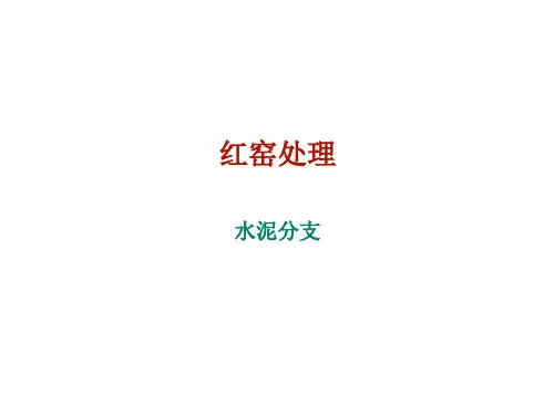 水泥煅烧---红窑分析和处理