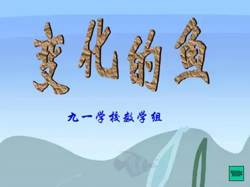 变化的鱼