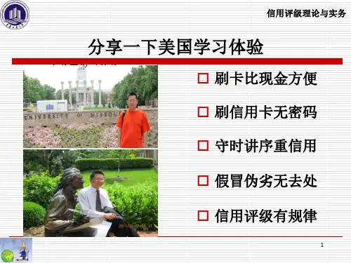 信用评级理论与实务
