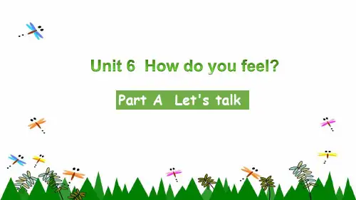 pep六年级英语上册unit6A Let's talk方老师课件