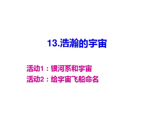 六年级科学下册_13浩瀚的宇宙53冀人版8张精品课件