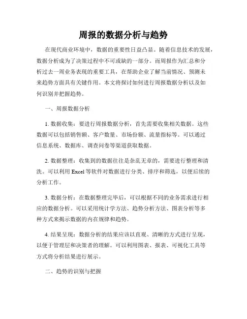 周报的数据分析与趋势